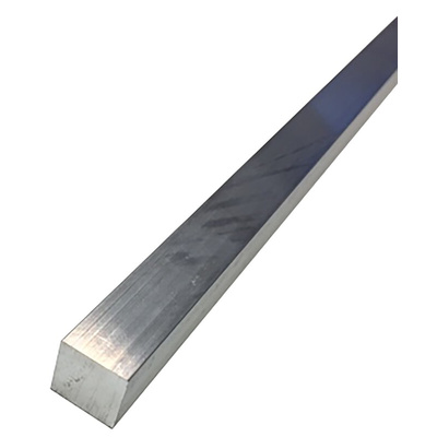 RS PRO Aluminium Square Bar, 25mm W, 25mm H, 1m L