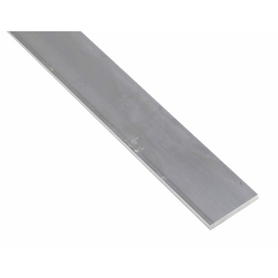 RS PRO Aluminium Flat Bar, 50mm W, 6mm H, 1m L