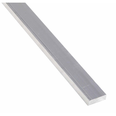 RS PRO Aluminium Flat Bar, 30mm W, 10mm H, 1m L