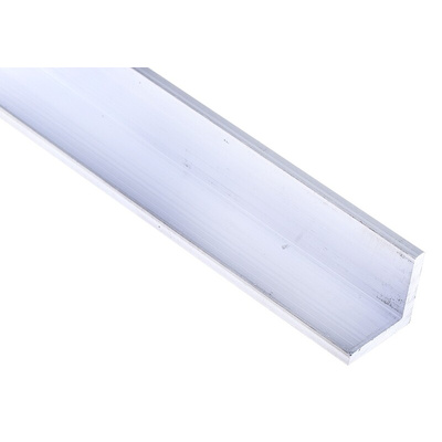 RS PRO Aluminium Angle 20mm x 20mm x 3mm