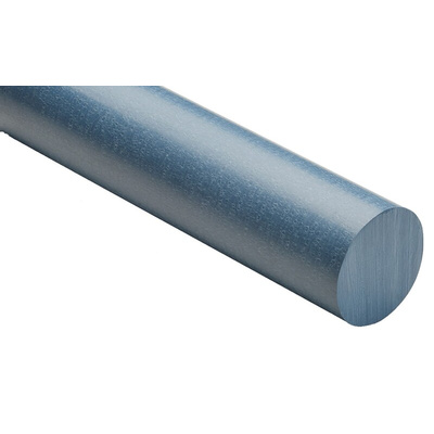 RS PRO Blue Polyetheretherketone PEEK Rod, 300mm x 20mm Diameter