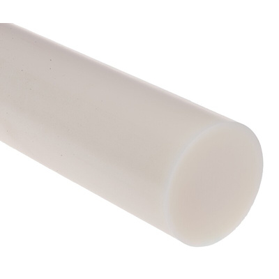 RS PRO Yellow Nylon Rod, 500mm x 65mm Diameter