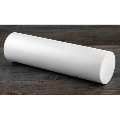 RS PRO Natural Nylon Rod, 500mm x 80mm Diameter