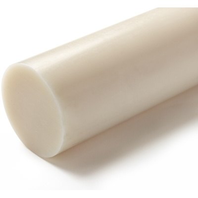 RS PRO Natural Nylon Rod, 500mm x 90mm Diameter