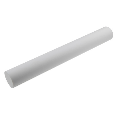 RS PRO Opaque Fluoroplastics PTFE Rod, 500mm x 65mm Diameter