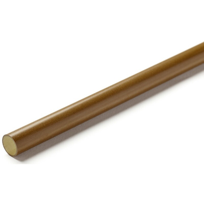 RS PRO Brown Polyamide-imide PAI Rod, 300mm x 25.4mm Diameter