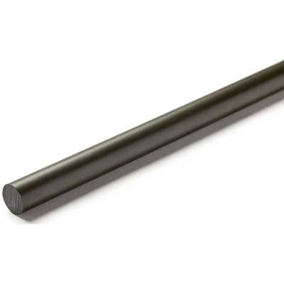 RS PRO Black Polyamide-imide PAI Rod, 300mm x 19.049mm Diameter