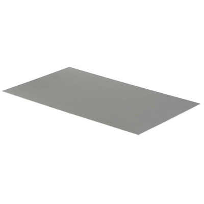 RS PRO Stainless Steel Metal Sheet 500mm x 300mm, 1.5mm Thick