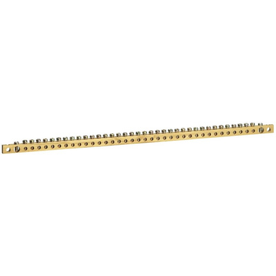 Legrand Brass Rectangular Bar, 6.5mm W, 12mm H, 416mm L