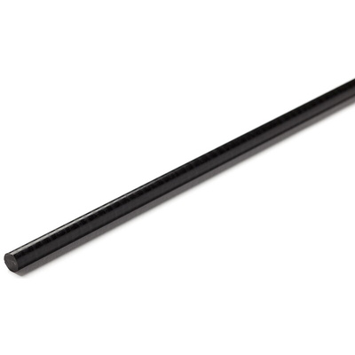 RS PRO Black Acetal Rod, 1m x 16mm Diameter