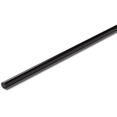 RS PRO Black Acetal Rod, 1m x 45mm Diameter