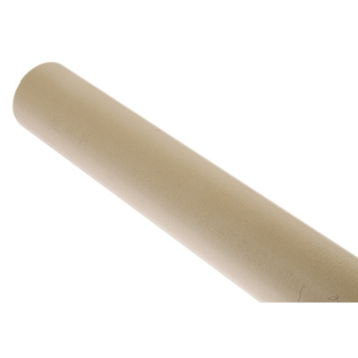 RS PRO Beige Polyetheretherketone PEEK Rod, 300mm x 30mm Diameter