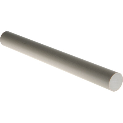 RS PRO Beige Polyetheretherketone PEEK Rod, 300mm x 30mm Diameter
