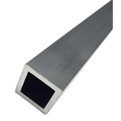 Square Aluminium Metal Tube, 3/4in ID, 1m L, 1in W, 1in H, 10SWG Thickness