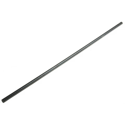 RS PRO Black Polyphenylene Sulphide (PPS) Rod, 500mm x 10mm Diameter