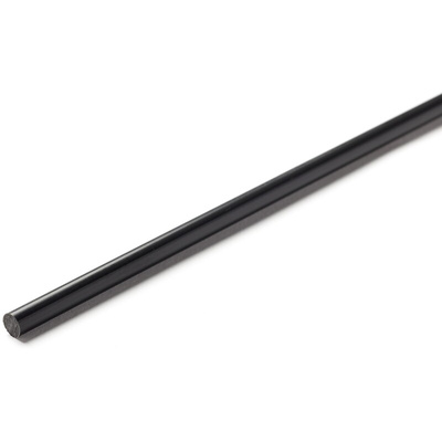 RS PRO Grey Polyvinyl Chloride PVC Rod, 1m x 8mm Diameter