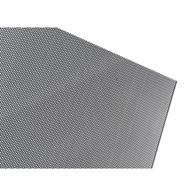 RS PRO Galvanised Steel Perforated Metal Sheet 500mm x 500mm, 0.7mm Thick