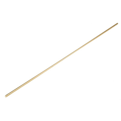 RS PRO Brass Rod 1/8in Diameter, 500mm L