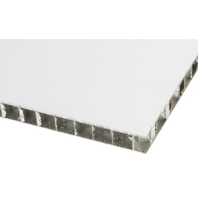 RS PRO Aluminium Metal Sheet 600mm x 600mm, 10mm Thick