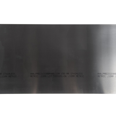 Steel Shim, 1.25m x 150mm x 0.1mm