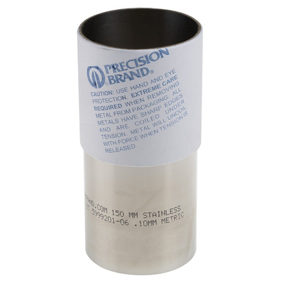 Steel Shim, 1.25m x 150mm x 0.1mm