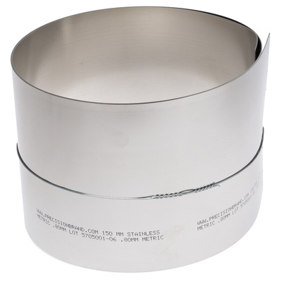 Steel Shim, 1.25m x 150mm x 0.8mm