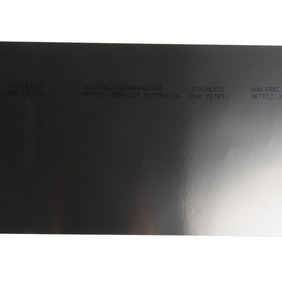 Steel Shim, 1.25m x 150mm x 0.05mm
