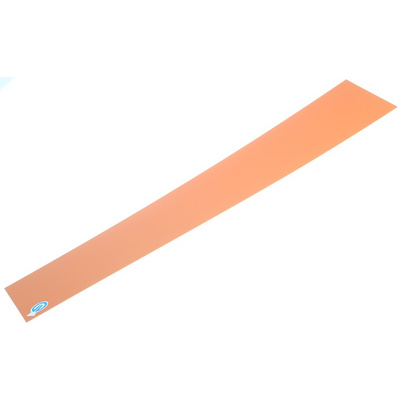 Coral Vinyl Plastic Shim, 20in x 5in x 0.762mm