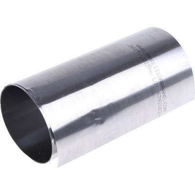 Steel Shim, 100in x 6in x 0.025mm