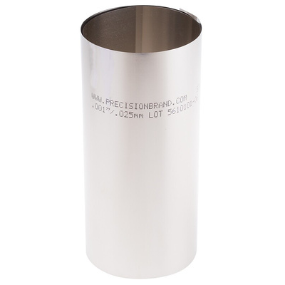 Steel Shim, 50in x 6in x 0.025mm