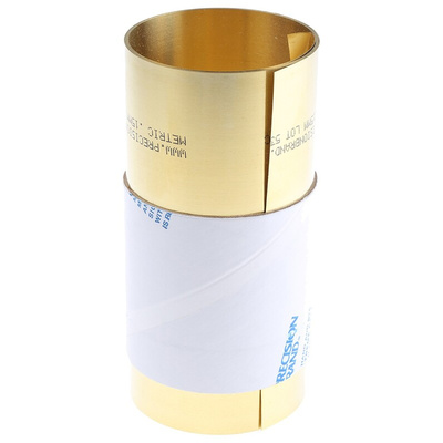 Brass Shim, 2.5m x 150mm x 0.15mm