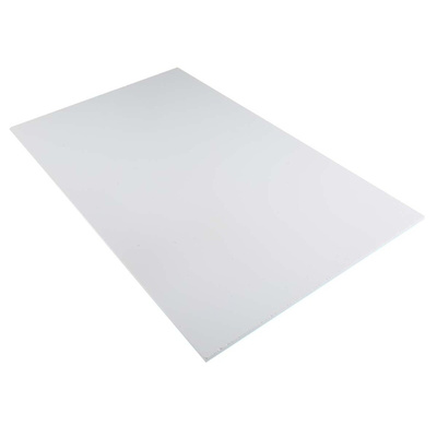 RS PRO Opaque White Plastic Sheet, 500mm x 300mm x 5mm