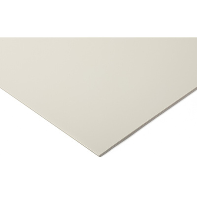RS PRO Clear White Plastic Sheet, 1220mm x 610mm x 3mm, Acrylic