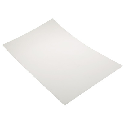 White Polyester Plastic Shim, 457mm x 305mm x 0.25mm