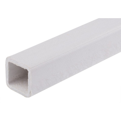RS PRO Grey Square Glass-Reinforced Plastic (GRP) Tube, 1.15m x 25.5mm x 3mm