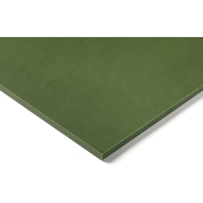 RS PRO Green Plastic Sheet, 500mm x 500mm x 15mm