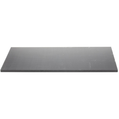 RS PRO Black Plastic Sheet, 500mm x 305mm x 10mm, Polyamide 6.6 glass fibre reinforced 30%