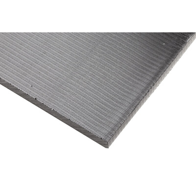RS PRO Black Plastic Sheet, 500mm x 305mm x 10mm, Polyamide 6.6 glass fibre reinforced 30%
