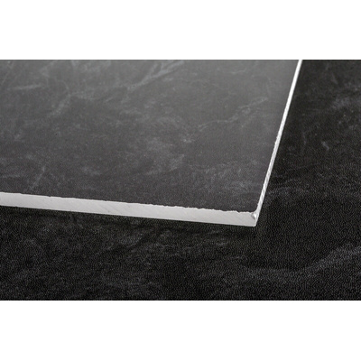 RS PRO Clear Clear Plastic Sheet, 500mm x 400mm x 5mm