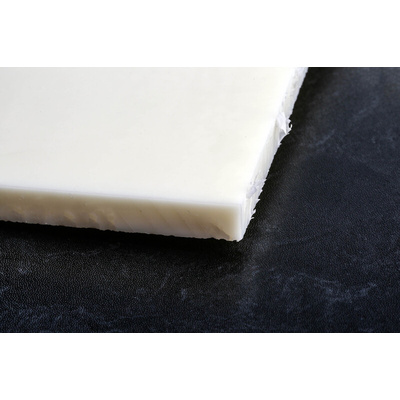 RS PRO Natural Plastic Sheet, 500mm x 500mm x 10mm