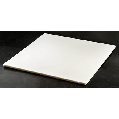 RS PRO Natural Plastic Sheet, 500mm x 500mm x 10mm