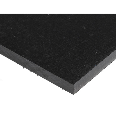 RS PRO Black Plastic Sheet, 500mm x 305mm x 8mm, Polyamide 6.6 glass fibre reinforced 30%