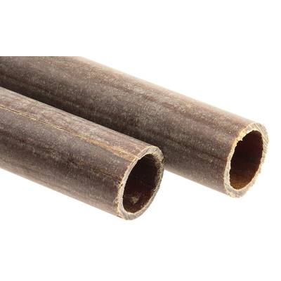 Tufnol® Black, Natural Paper Laminated Plastic, 1.17m x 15.88mm OD x 12.7mm ID x 3.2mm