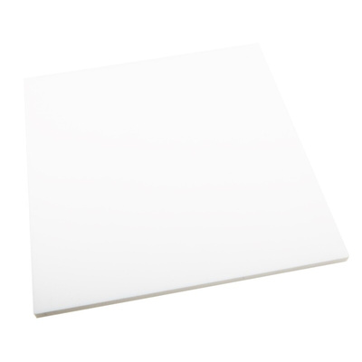 RS PRO White Plastic Sheet, 300mm x 300mm x 10mm