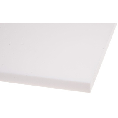 RS PRO White Plastic Sheet, 300mm x 300mm x 12mm