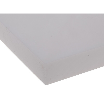 RS PRO White Plastic Sheet, 300mm x 300mm x 12mm