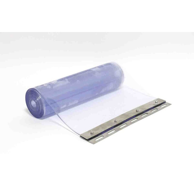 RS PRO Clear 3m PVC STRIP CURTAINS, 300mm x 3mm