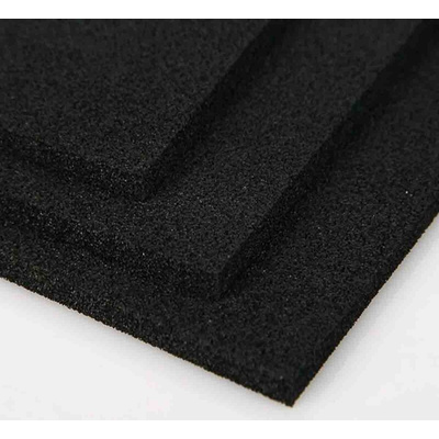 Nitto Black Rubber Sheet, 1m x 500mm x 10mm