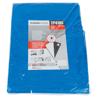 RS PRO Blue Polyethylene Tarpaulin 12m x 8m