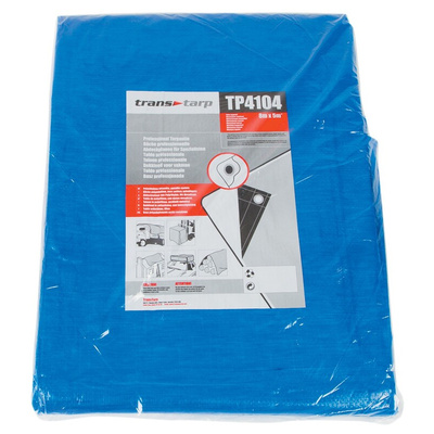RS PRO Blue Polyethylene Tarpaulin 8m x 5m